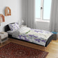 Custom Algeria Iris Floral White Bedding Set Africa Women’s Football Champion Series 2026