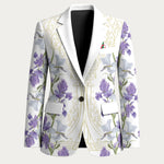 Custom Algeria Iris Floral White Blazer Africa Women’s Football Champion Series 2026