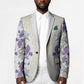 Custom Algeria Iris Floral White Blazer Africa Women’s Football Champion Series 2026