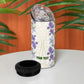 Custom Algeria Iris Floral White 4 in 1 Can Cooler Tumbler Africa Women’s Football Champion Series 2026