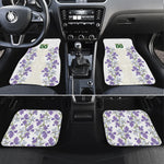 Custom Algeria Iris Floral White Car Mats Africa Women’s Football Champion Series 2026
