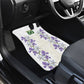 Custom Algeria Iris Floral White Car Mats Africa Women’s Football Champion Series 2026