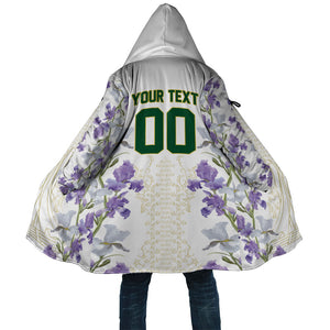 Custom Algeria Iris Floral White Cloak Africa Women’s Football Champion Series 2026