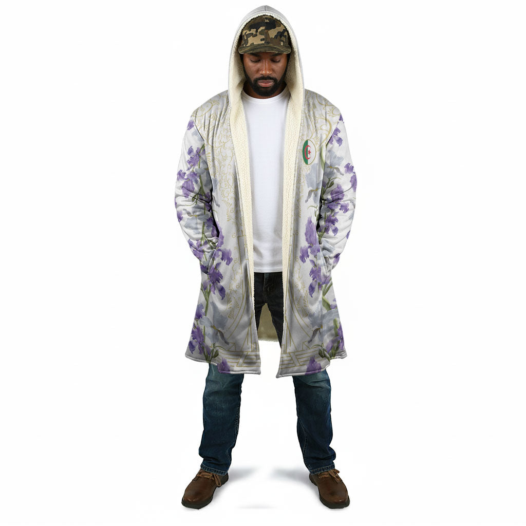 Custom Algeria Iris Floral White Cloak Africa Women’s Football Champion Series 2026