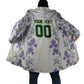 Custom Algeria Iris Floral White Cloak Africa Women’s Football Champion Series 2026