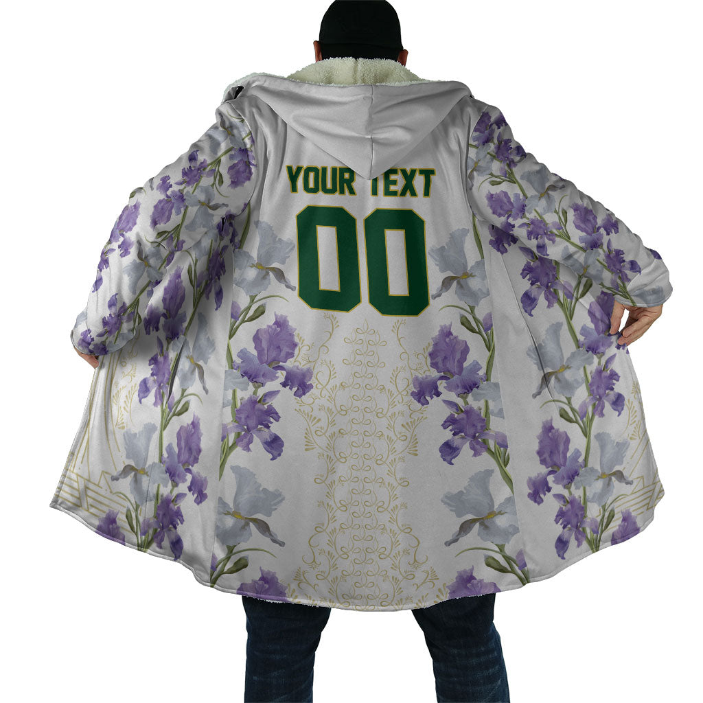 Custom Algeria Iris Floral White Cloak Africa Women’s Football Champion Series 2026