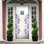 Custom Algeria Iris Floral White Door Cover Africa Women’s Football Champion Series 2026