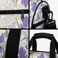 Custom Algeria Iris Floral White Duffle Bag Africa Women’s Football Champion Series 2026