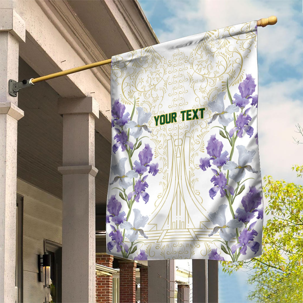 Custom Algeria Iris Floral White Garden Flag Africa Women’s Football Champion Series 2026