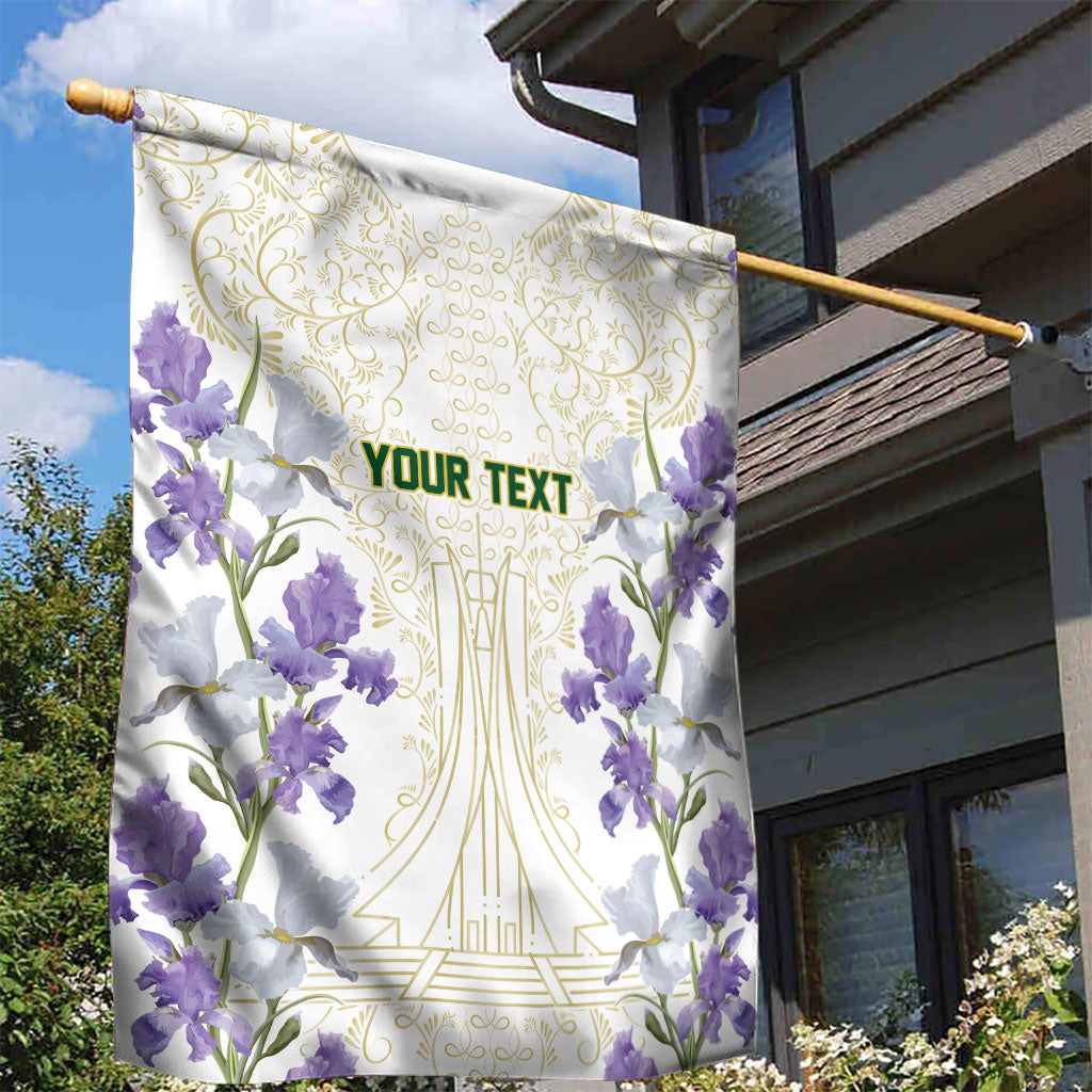 Custom Algeria Iris Floral White Garden Flag Africa Women’s Football Champion Series 2026
