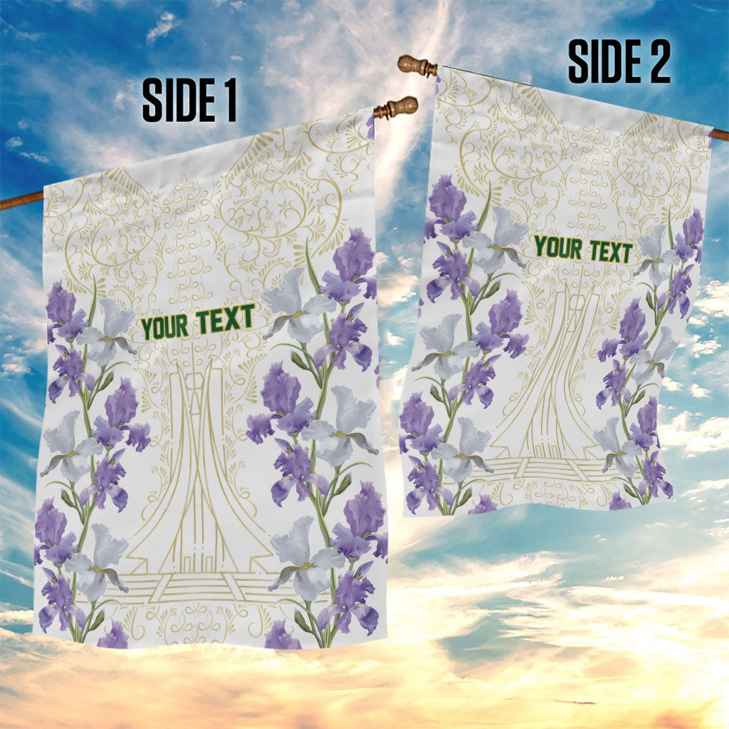 Custom Algeria Iris Floral White Garden Flag Africa Women’s Football Champion Series 2026
