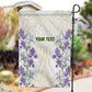 Custom Algeria Iris Floral White Garden Flag Africa Women’s Football Champion Series 2026