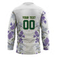 Custom Algeria Iris Floral White Hockey Jersey Africa Women’s Football Champion Series 2026
