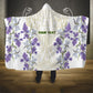 Custom Algeria Iris Floral White Hooded Blanket Africa Women’s Football Champion Series 2026