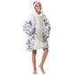 Custom Algeria Iris Floral White Kid Wearable Blanket Hoodie Africa Women’s Football Champion Series 2026