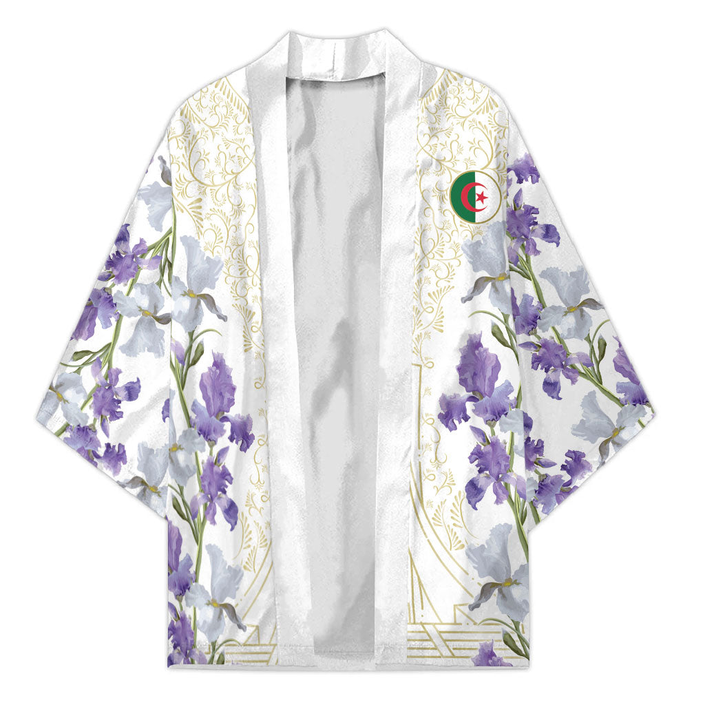 Custom Algeria Iris Floral White Kimono Africa Women’s Football Champion Series 2026