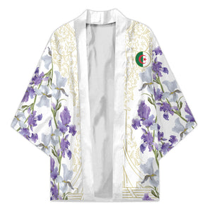 Custom Algeria Iris Floral White Kimono Africa Women’s Football Champion Series 2026