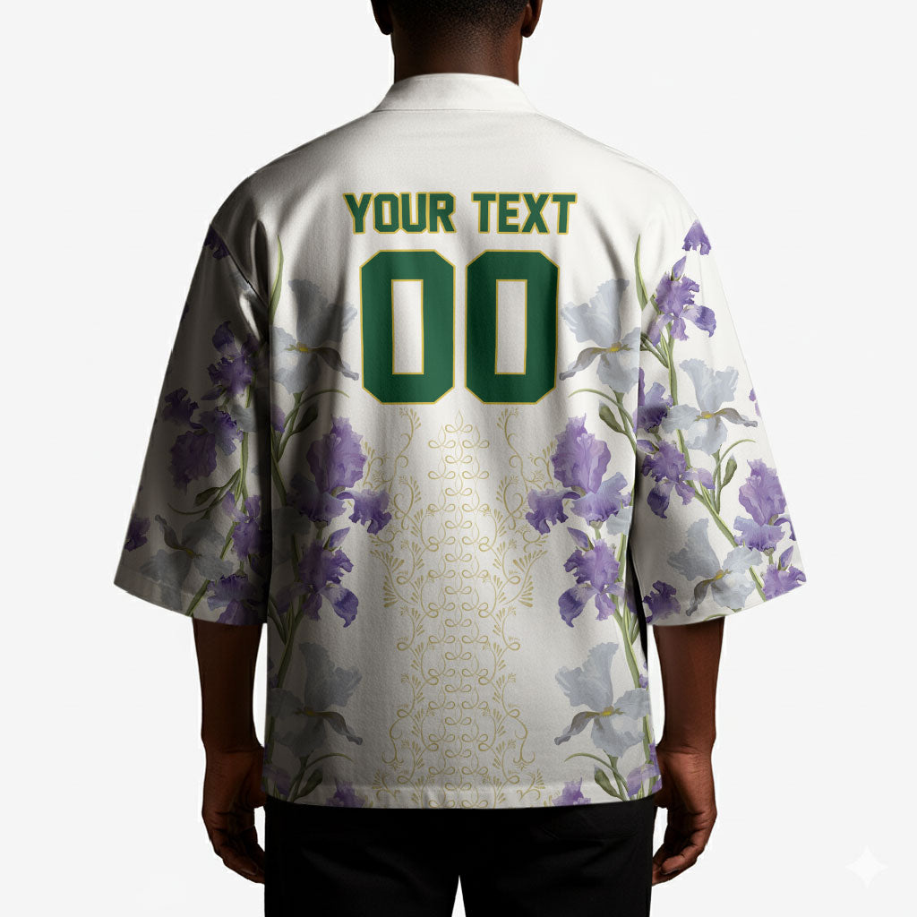 Custom Algeria Iris Floral White Kimono Africa Women’s Football Champion Series 2026