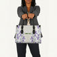 Custom Algeria Iris Floral White Leather Bag Africa Women’s Football Champion Series 2026