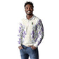 Custom Algeria Iris Floral White Long Sleeve Polo Shirt Africa Women’s Football Champion Series 2026