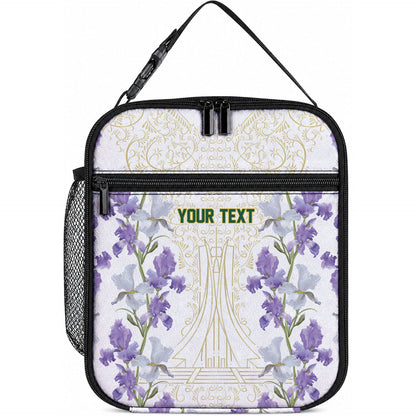 Custom Algeria Iris Floral White Lunch Bag Africa Women’s Football Champion Series 2026