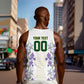 Custom Algeria Iris Floral White Men Tank Top Africa Women’s Football Champion Series 2026