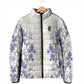 Custom Algeria Iris Floral White Padded Jacket Africa Women’s Football Champion Series 2026