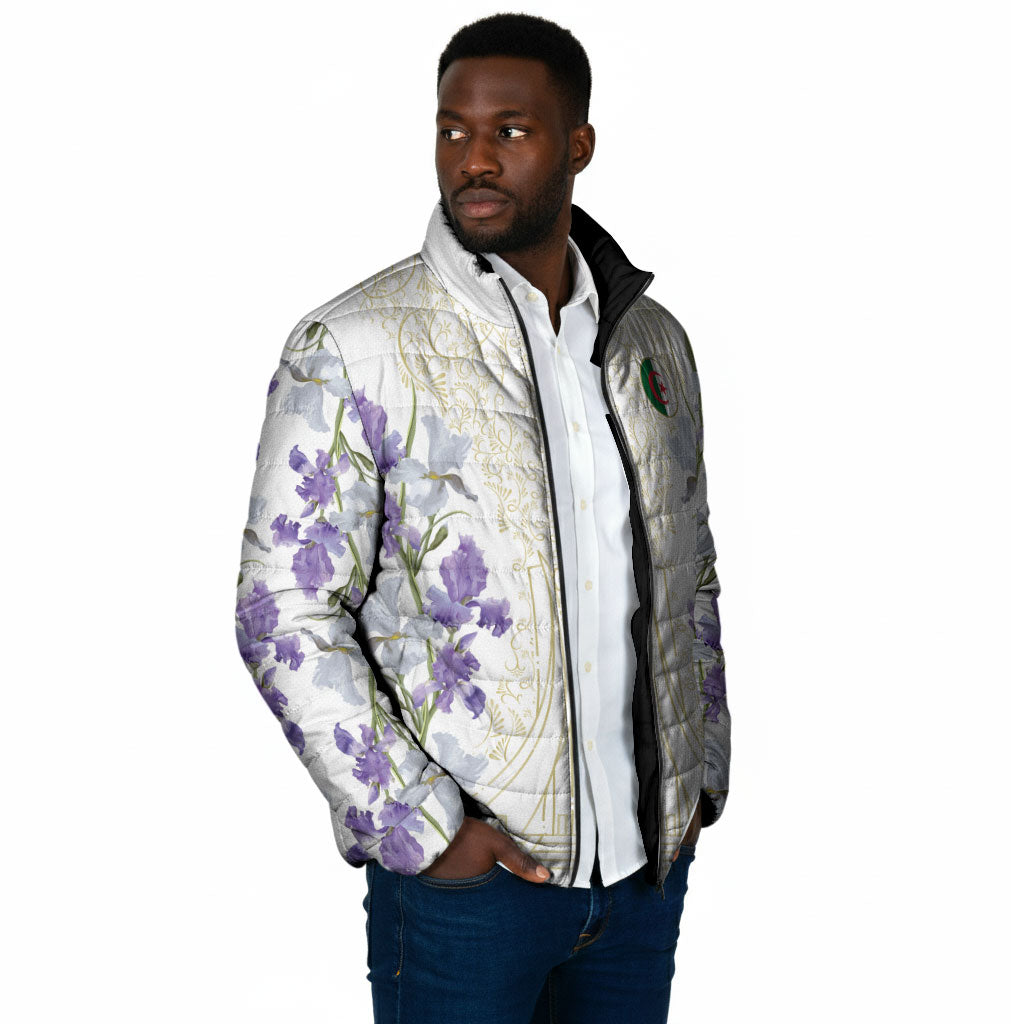 Custom Algeria Iris Floral White Padded Jacket Africa Women’s Football Champion Series 2026
