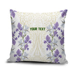 Custom Algeria Iris Floral White Pillow Cover Africa Women’s Football Champion Series 2026