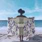Custom Algeria Iris Floral White Sarong Africa Women’s Football Champion Series 2026