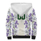 Custom Algeria Iris Floral White Sherpa Hoodie Africa Women’s Football Champion Series 2026