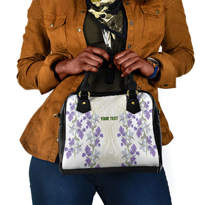 Custom Algeria Iris Floral White Shoulder Handbag Africa Women’s Football Champion Series 2026