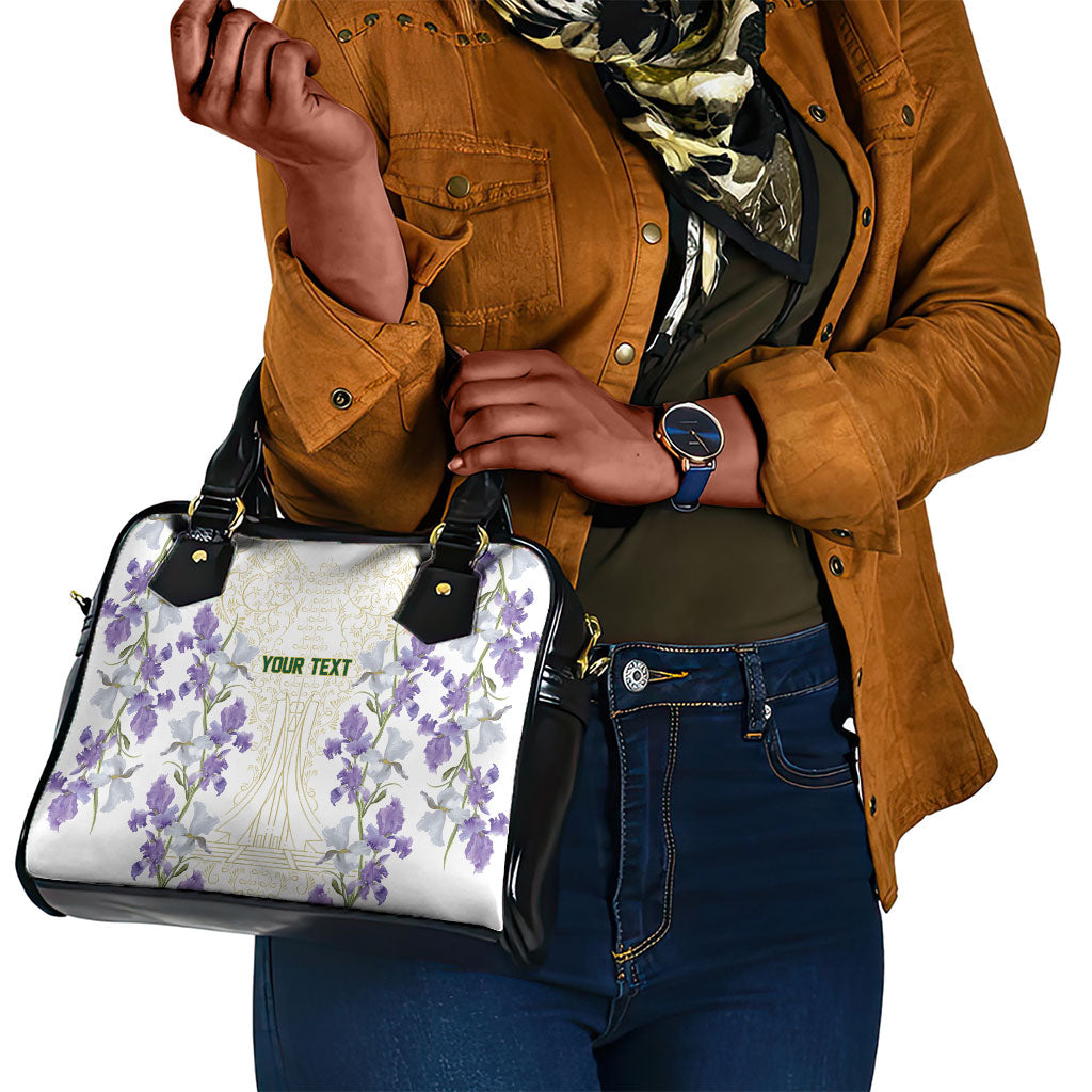 Custom Algeria Iris Floral White Shoulder Handbag Africa Women’s Football Champion Series 2026