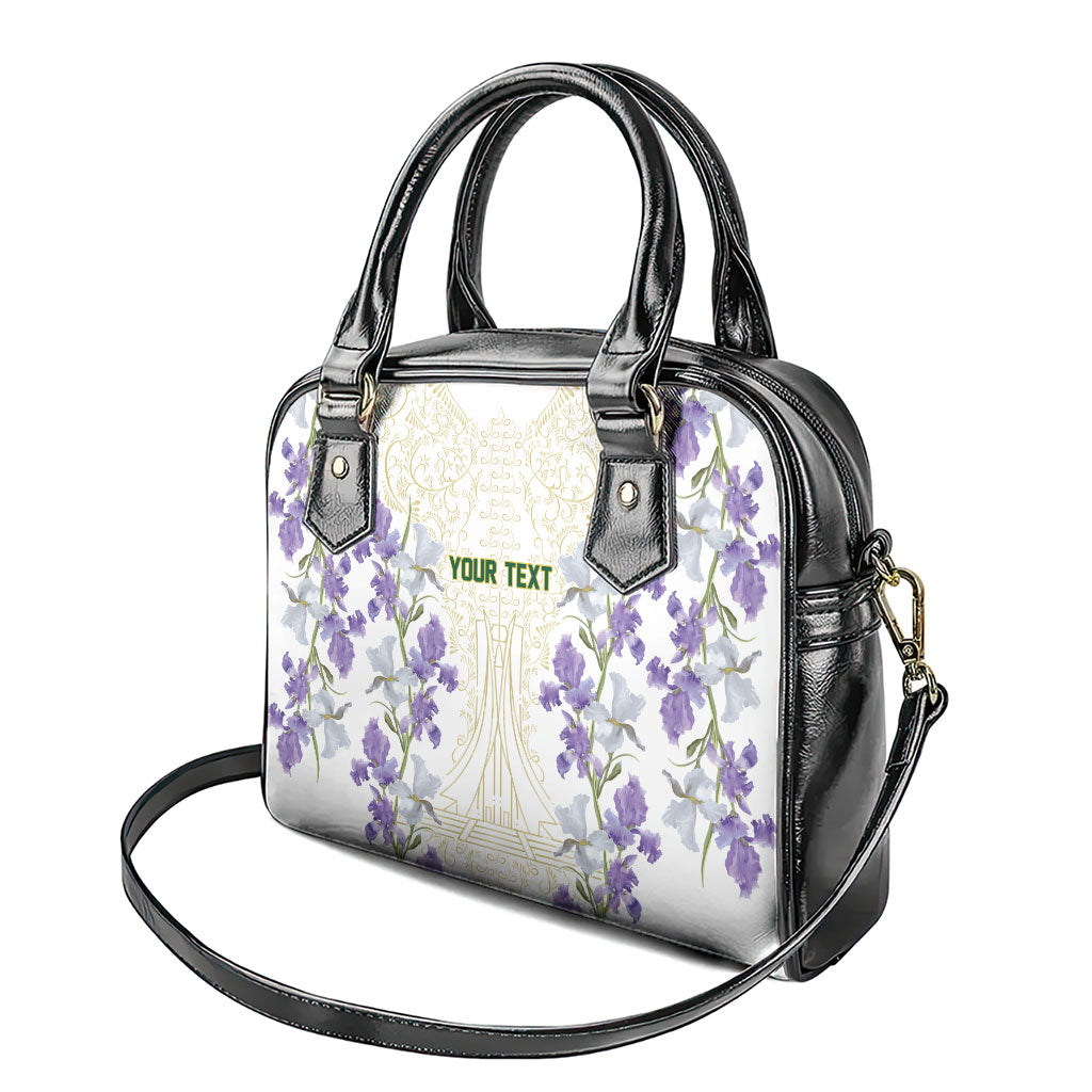 Custom Algeria Iris Floral White Shoulder Handbag Africa Women’s Football Champion Series 2026