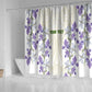 Custom Algeria Iris Floral White Shower Curtain Africa Women’s Football Champion Series 2026