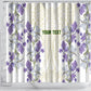 Custom Algeria Iris Floral White Shower Curtain Africa Women’s Football Champion Series 2026