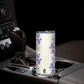 Custom Algeria Iris Floral White Skinny Tumbler Africa Women’s Football Champion Series 2026