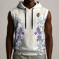 Custom Algeria Iris Floral White Sleeveless Hoodie Africa Women’s Football Champion Series 2026