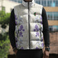 Custom Algeria Iris Floral White Sleeveless Puffer Jacket Africa Women’s Football Champion Series 2026