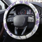Algeria Iris Floral White Steering Wheel Cover Africa Women’s Football Champion Series 2026