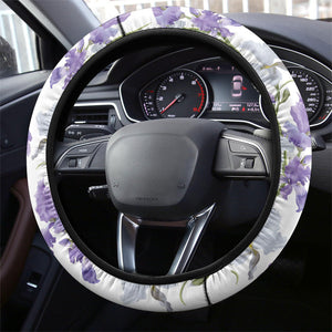 Algeria Iris Floral White Steering Wheel Cover Africa Women’s Football Champion Series 2026