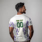 Custom Algeria Iris Floral White T shirt Africa Women’s Football Champion Series 2026