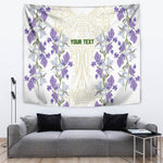 Custom Algeria Iris Floral White Tapestry Africa Women’s Football Champion Series 2026