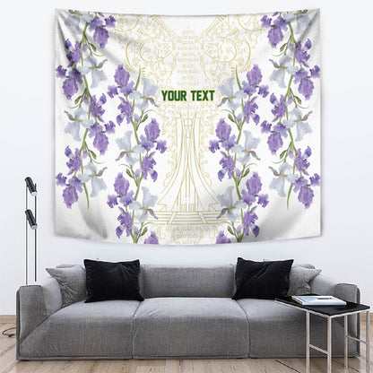 Custom Algeria Iris Floral White Tapestry Africa Women’s Football Champion Series 2026