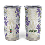 Custom Algeria Iris Floral White Tumbler Cup Africa Women’s Football Champion Series 2026