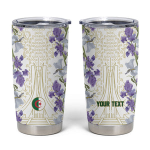 Custom Algeria Iris Floral White Tumbler Cup Africa Women’s Football Champion Series 2026