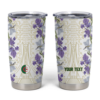 Custom Algeria Iris Floral White Tumbler Cup Africa Women’s Football Champion Series 2026
