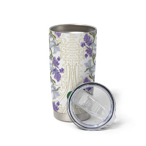 Custom Algeria Iris Floral White Tumbler Cup Africa Women’s Football Champion Series 2026