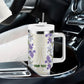 Custom Algeria Iris Floral White Tumbler With Handle Africa Women’s Football Champion Series 2026