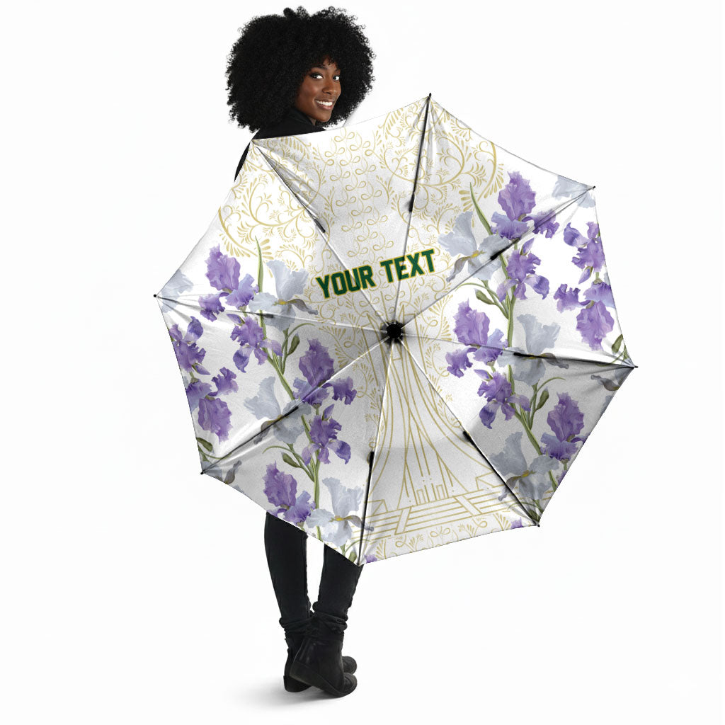 Custom Algeria Iris Floral White Umbrella Africa Women’s Football Champion Series 2026